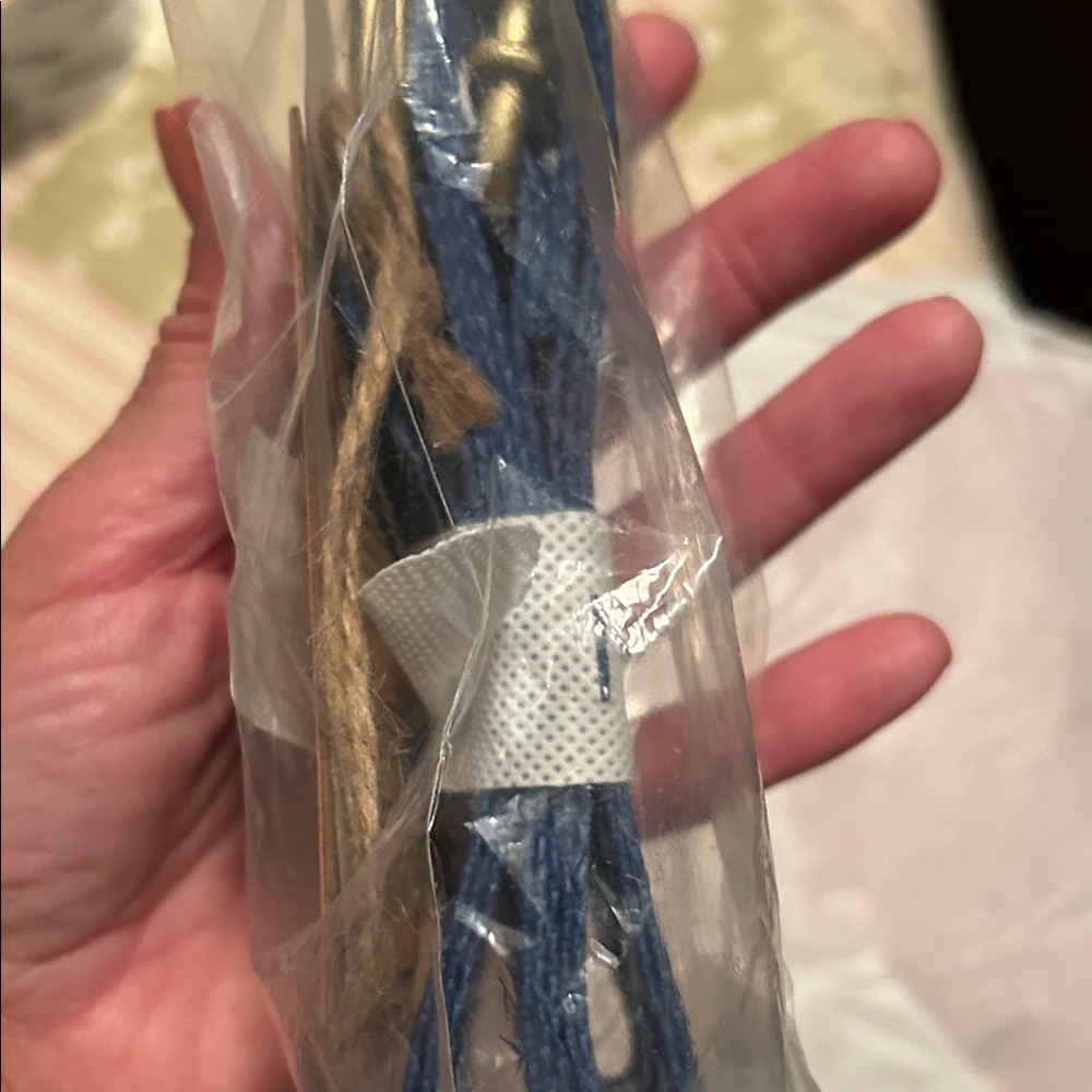 Blue Checkered Women's Bag Strap - Picture 5 of 6